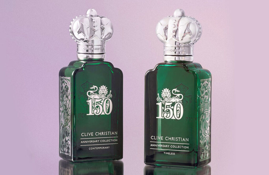 The two Clive Christian 150 Anniversary Collection limited edition perfumes