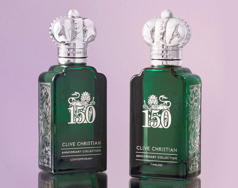 The two Clive Christian 150 Anniversary Collection limited edition perfumes