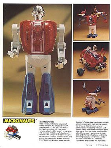 The original Micronauts advert that inspired the tester