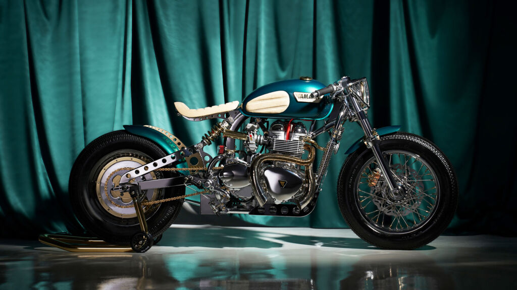 Tamarit's Emerald Motorcycle, A Two-wheeled Work of Art Heads to Auction