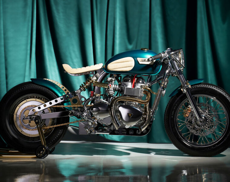 Tamarit's Emerald Motorcycle, A Two-wheeled Work of Art Heads to Auction