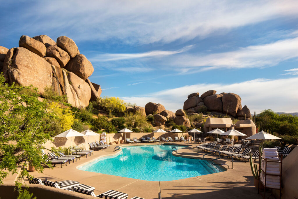 The swimming pool at Boulders Resort and Spa