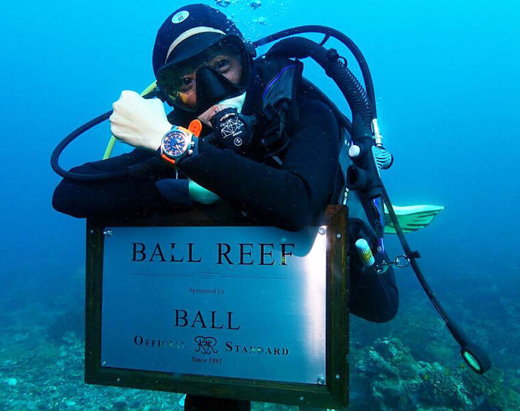 The Ball Watch Company Launches 'Adopt a Reef' Campaign in Sabah, Malaysia