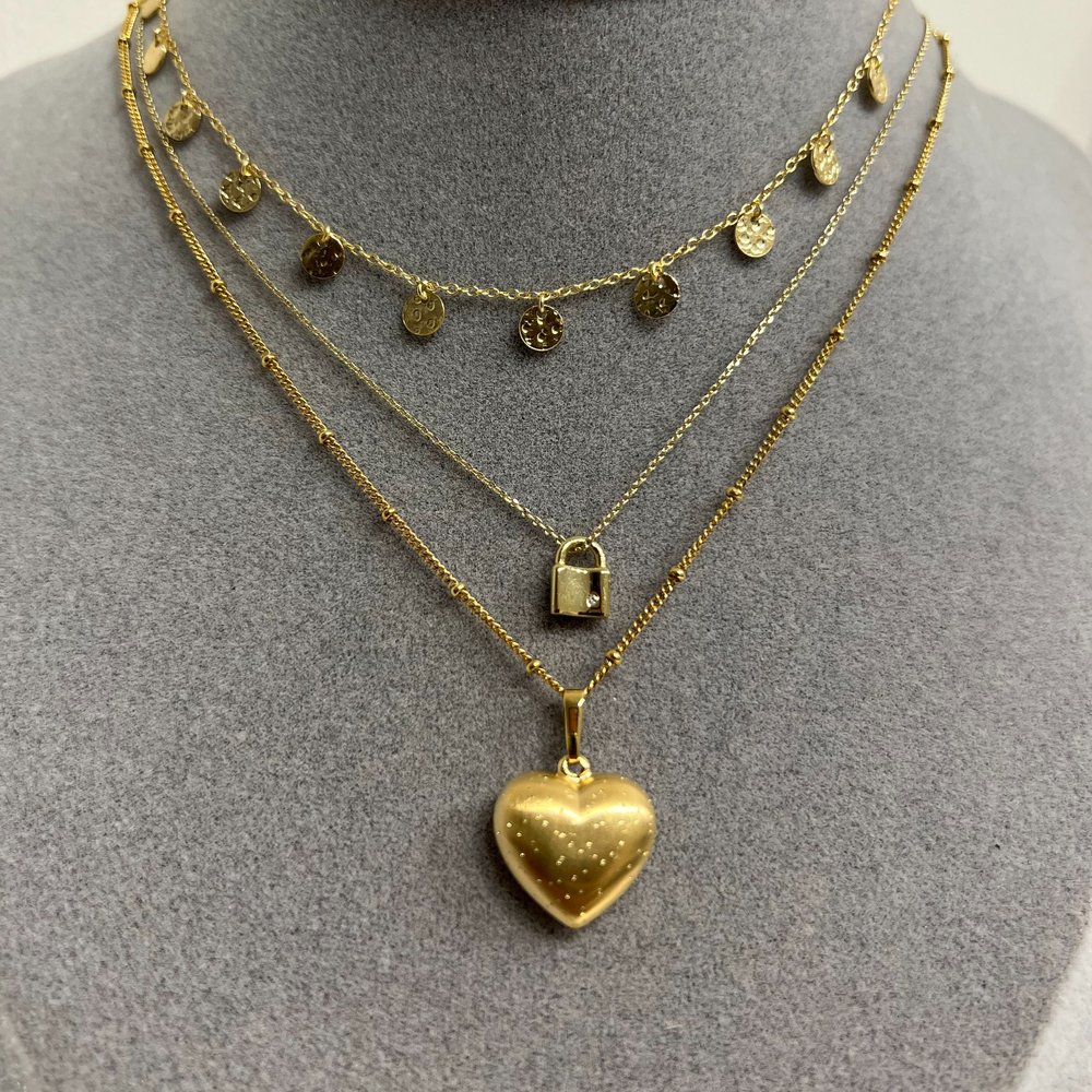 Kohatu and Petros Love You Heart Pendant Necklace