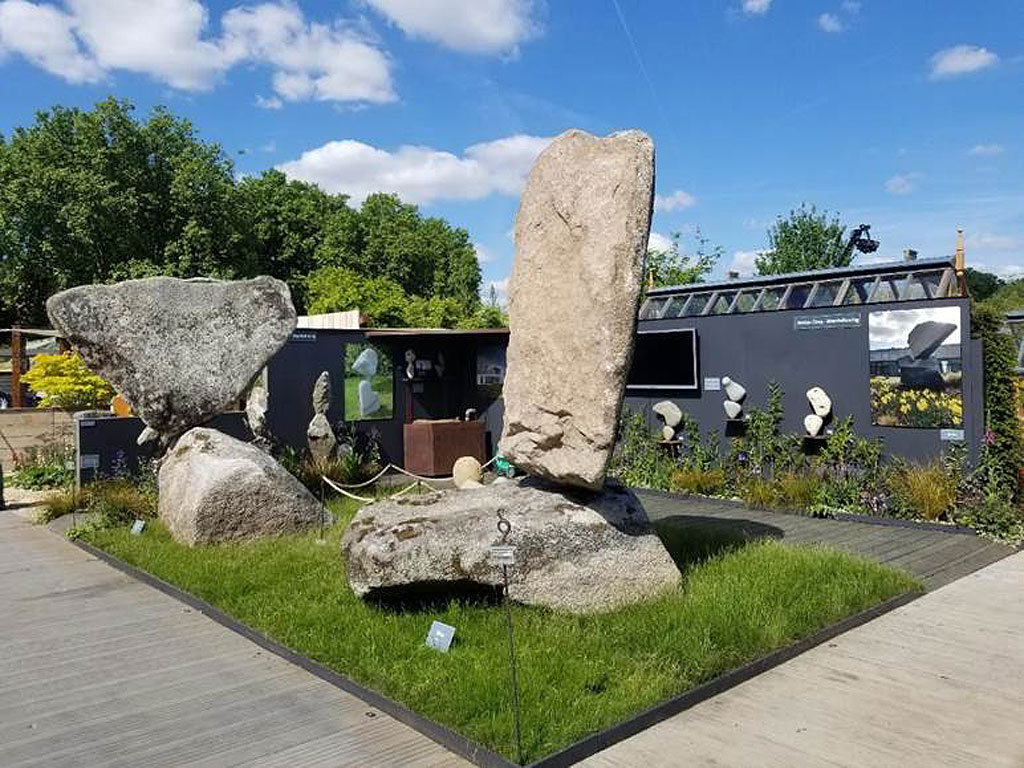 2022 RHS Chelsea Flower Show Stonebalancing trade stand