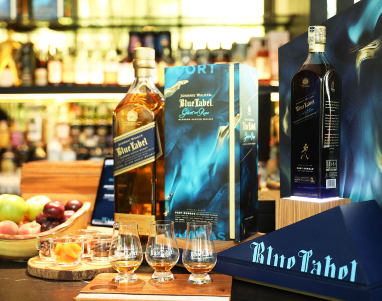 Johnnie Walker Celebrates History with its Blue Label Ghost & Rare Port Dundas 14