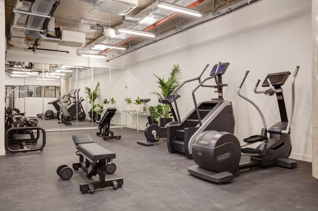 A photo showing the fitness equipment inside the gym