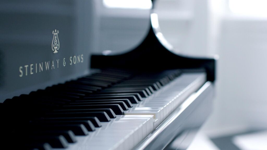 The keys on the Spirio Grand Piano