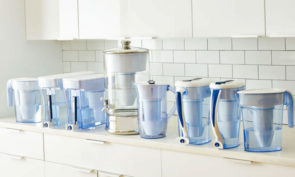The extensive range of water filter jugs made by the company