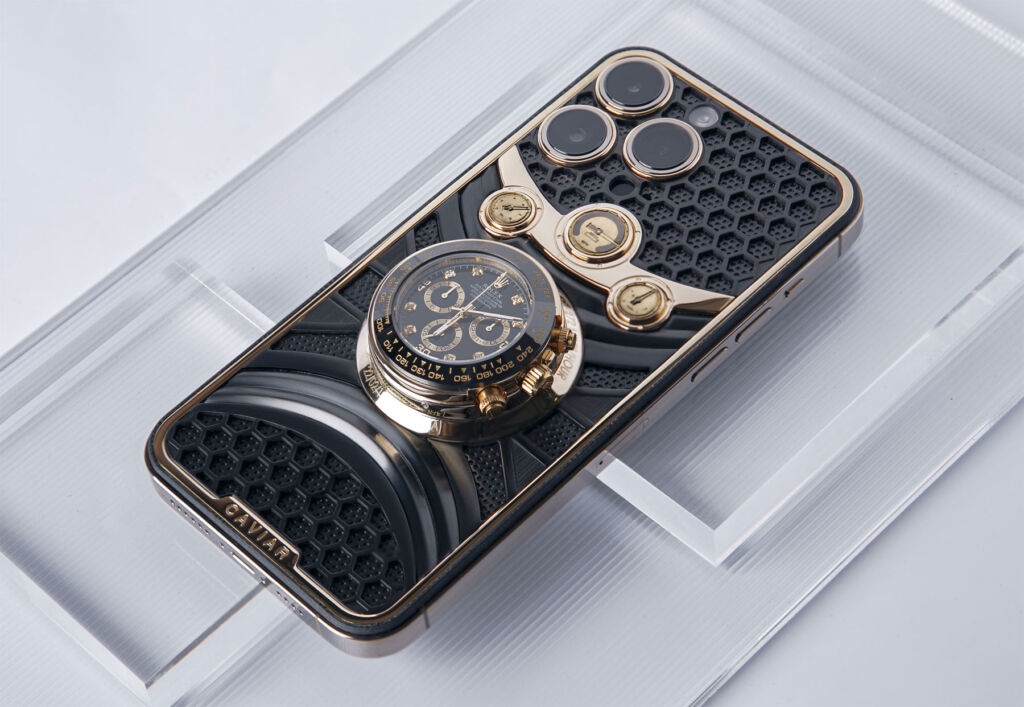 Caviar Creates an iPhone with a Built-in Rolex Daytona - Is it Art or Folly?