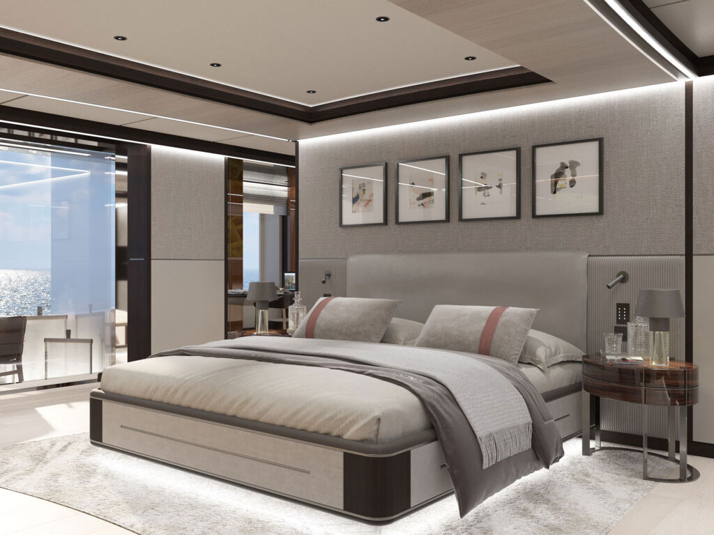 A rendering of the owner's suite