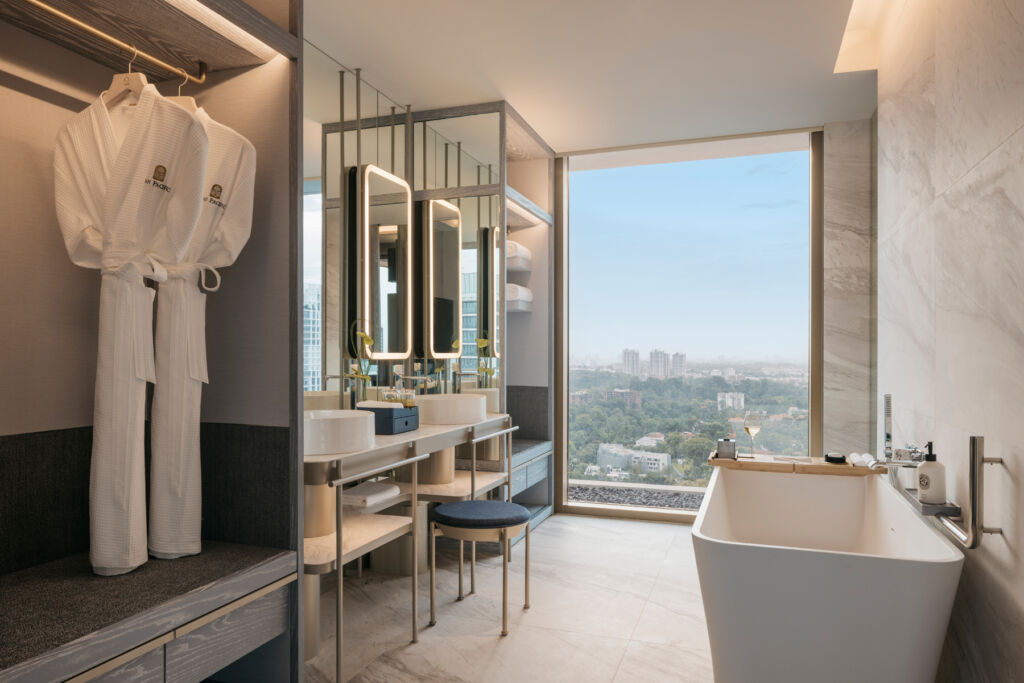 A look inside one of the luxury bathrooms