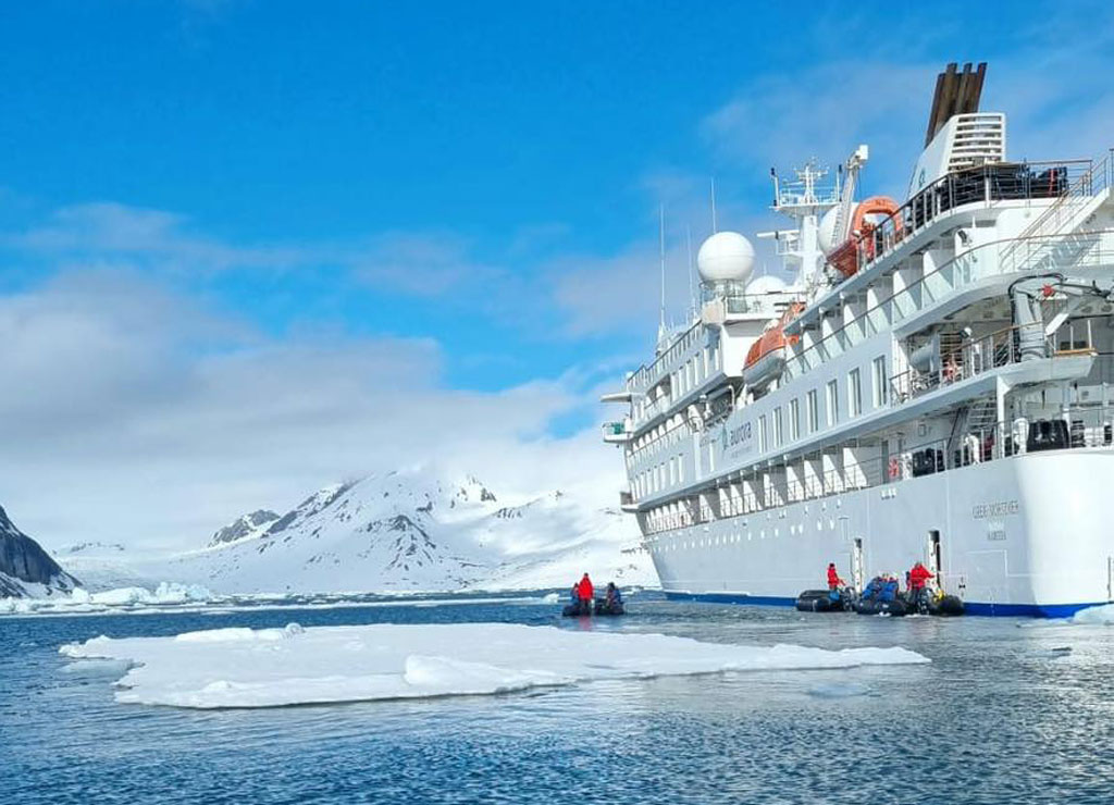 One of the company's cruises into the frozen wilderness