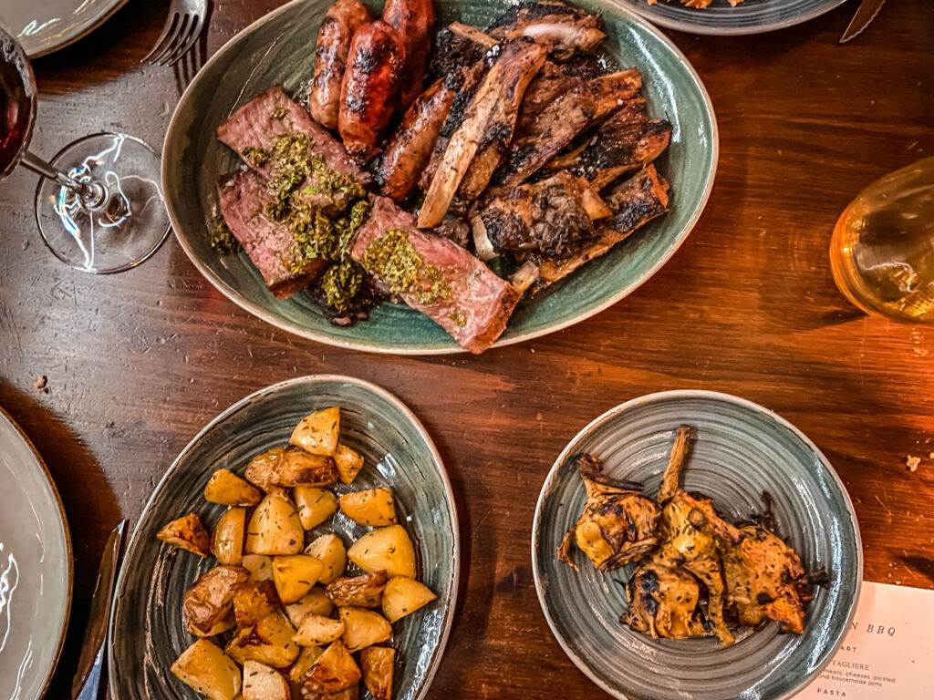 Tuscany's Culinary Excellence Shines Bright at Borgo San Vincenzo 9 A barbecue prepared by the kitchen team