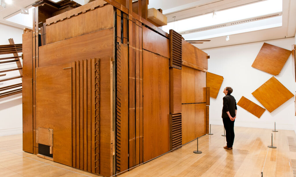 Adam's huge wood installation at the Tate Britain titled Because