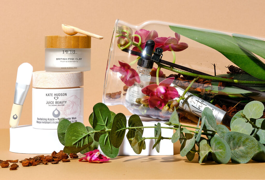 A selection of beauty products offered by the website 