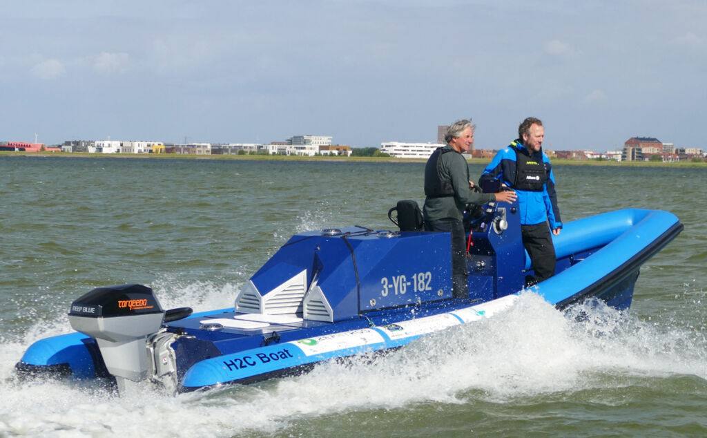 The H2C Boat is the First Hydrogen-powered RIB to Hit the Water