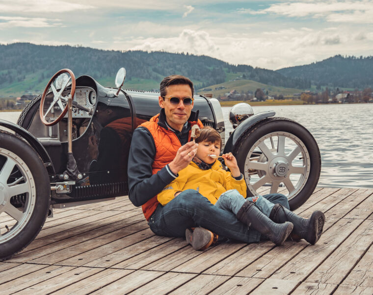 Linferd and Son, A Unique Green Bugatti Baby II and Unforgettable Memories
