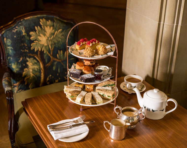 A photograph of the hand crafted afternoon tea