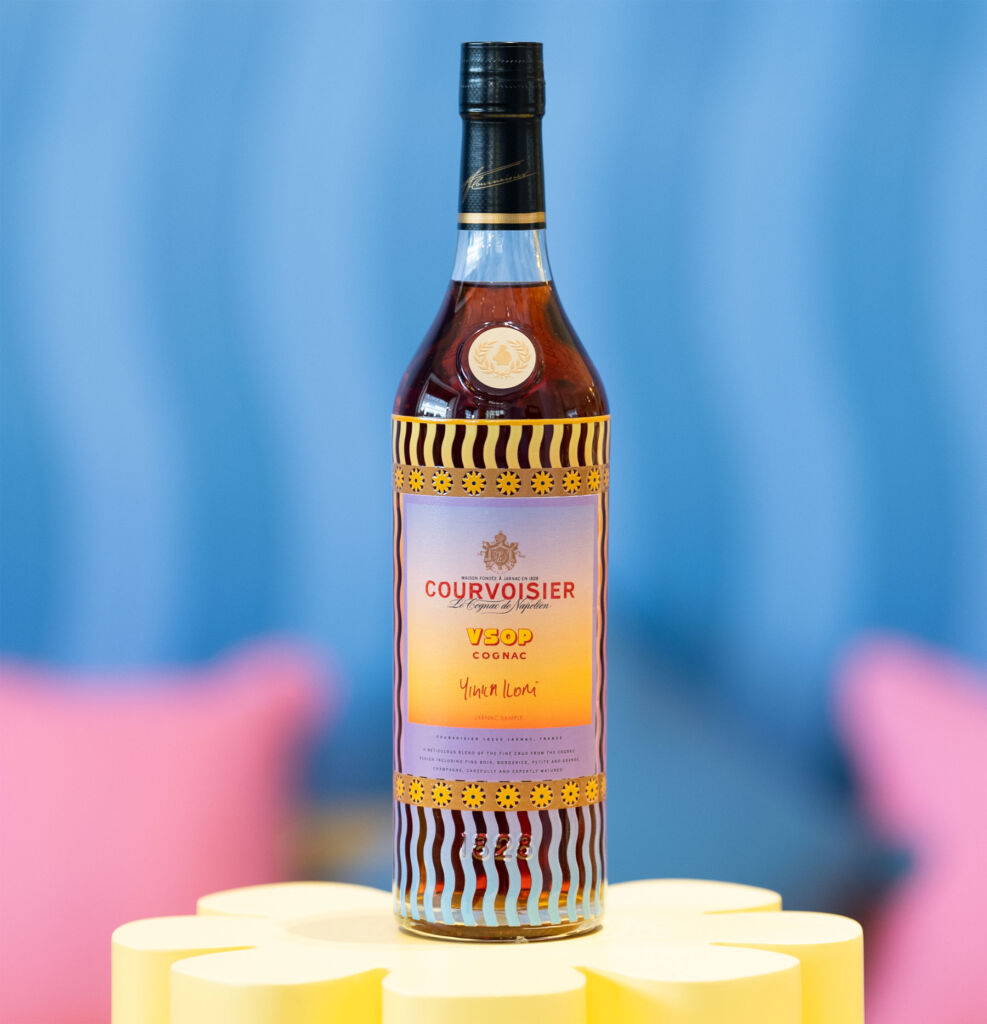 A bottle of the limited edition cognac