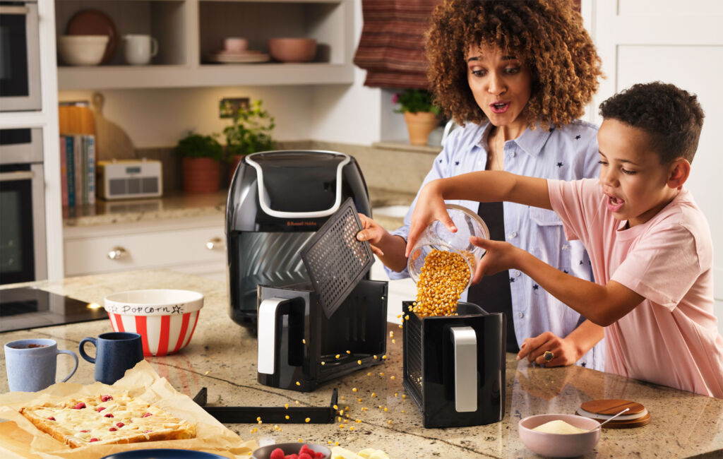 House of Excellence on Instagram: Experience kitchen perfection with our  Russell Hobbs Satisfry Air Fryer 8L and George Foreman Fit Grill Medium  bundle! Elevate your culinary game with flavor and health in