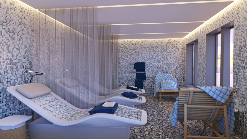 The ships salt therapy room