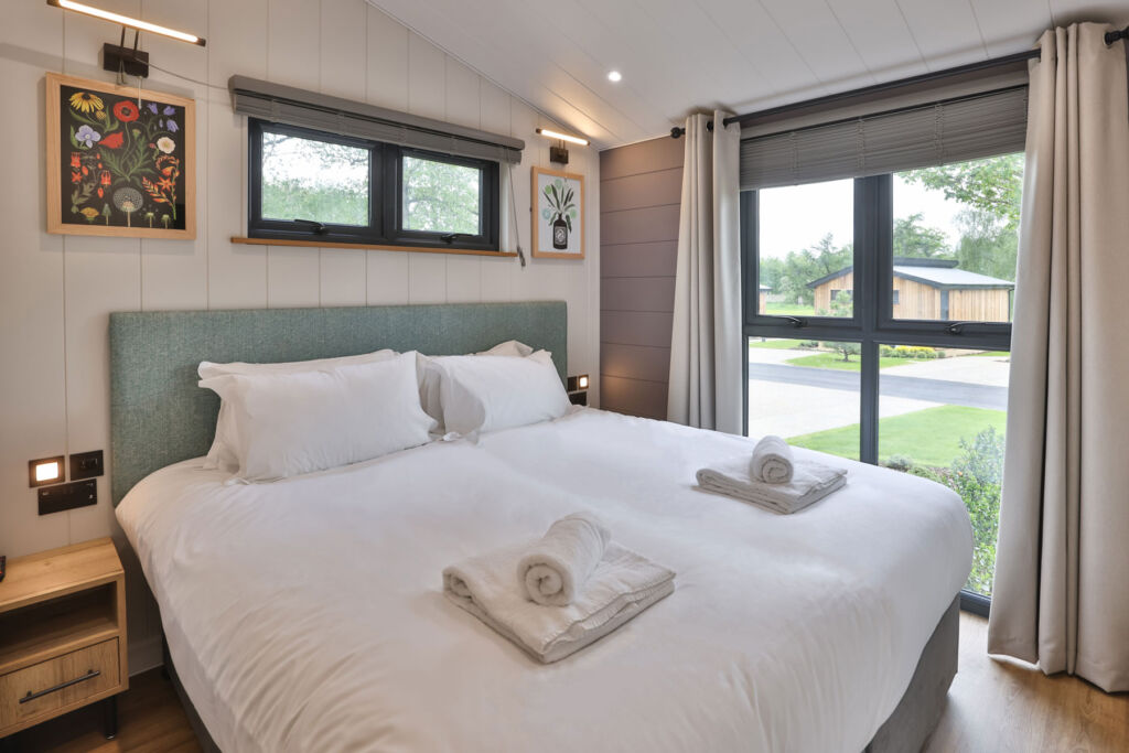 A look inside one of the lodge bedrooms