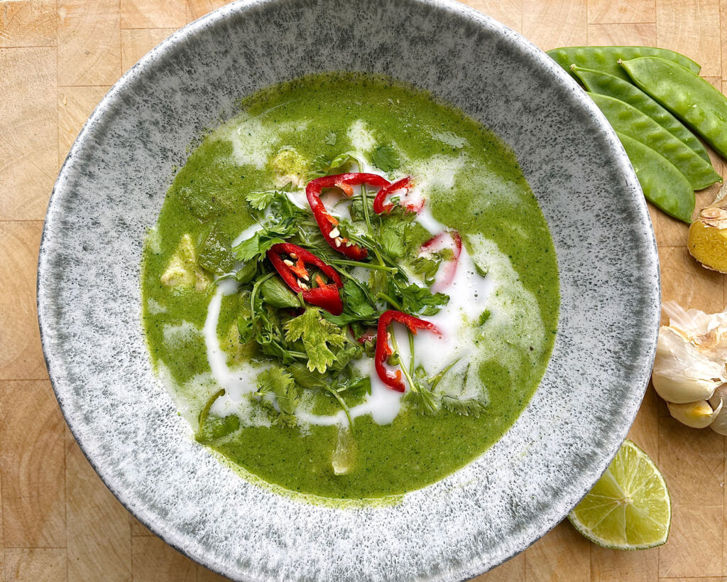 The Thai Style Green Curry dish