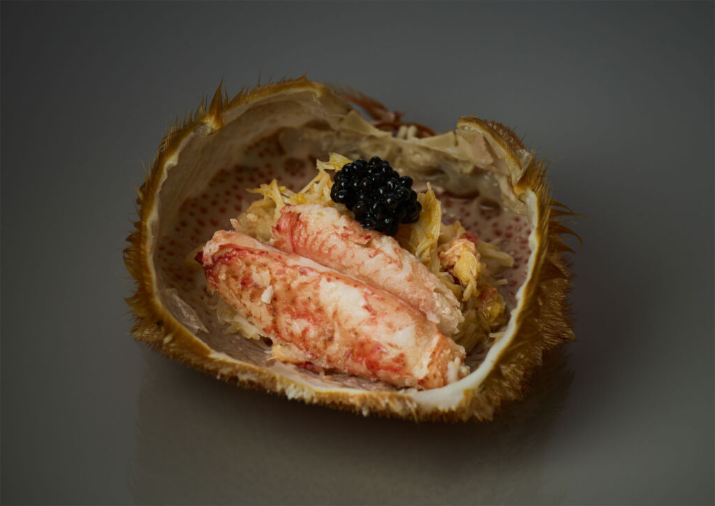 Hokkaido Hairy Crab with Caviar