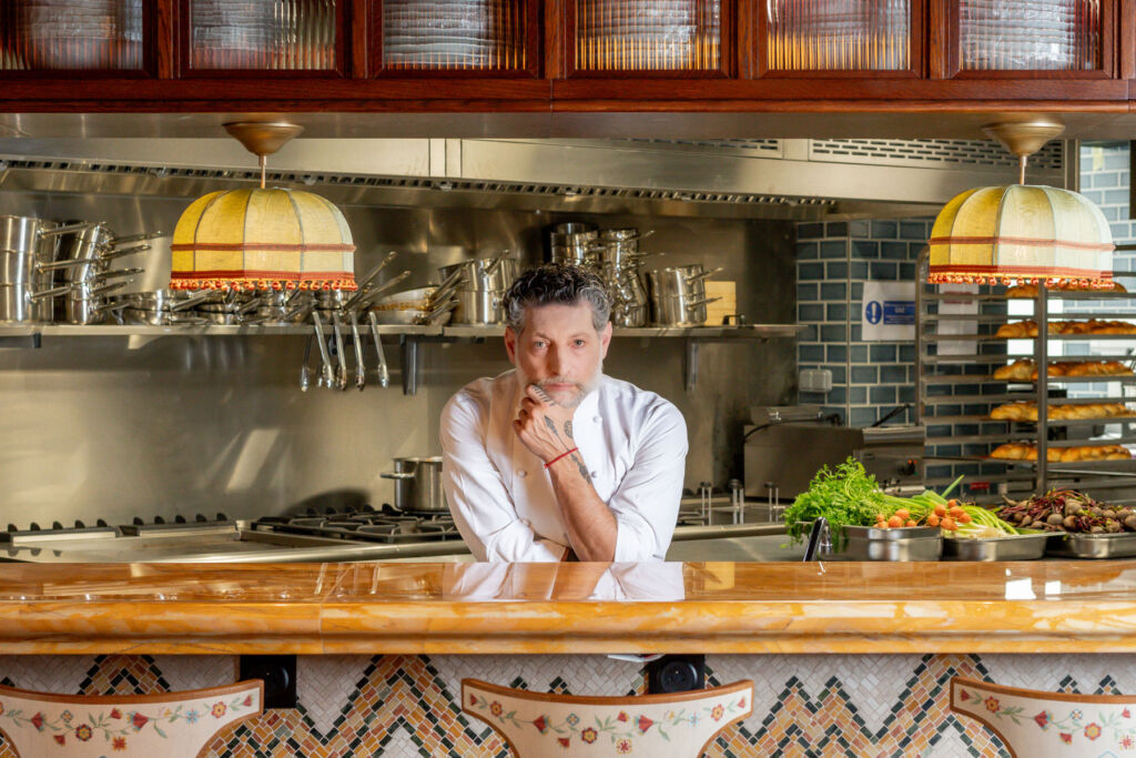 Chef Assaf in his kitchen