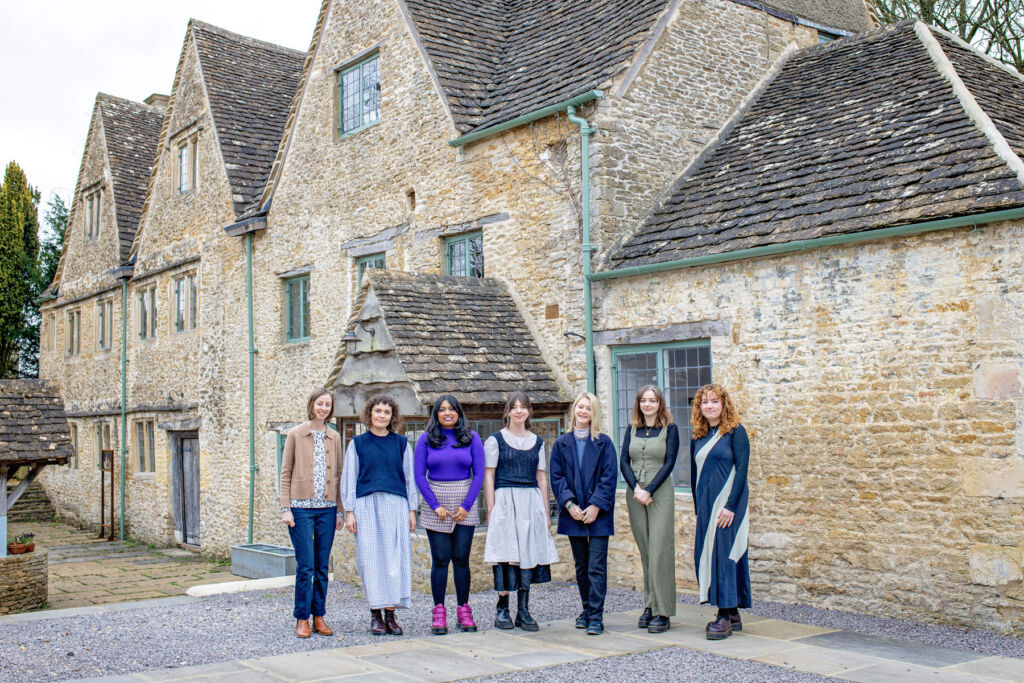 Students of the Princes Foundation at the CHANEL Metiers D'arts Training Atelier at Highgrove