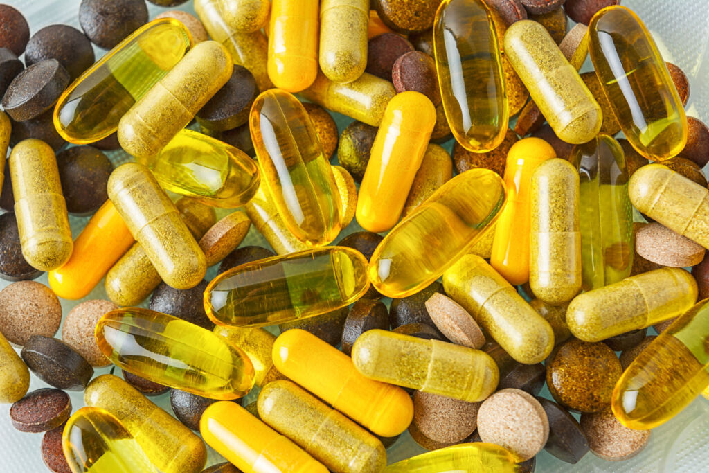 Vitamin supplement capsules and tablets