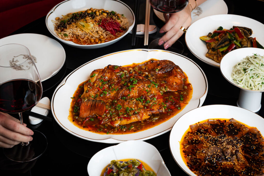 A montage showing some of the newly introduced fish dishes