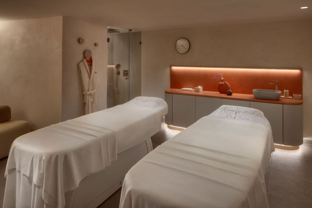 A look inside one of the Spas treatment rooms