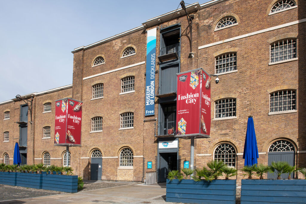 The exterior of the Museum of London Docklands