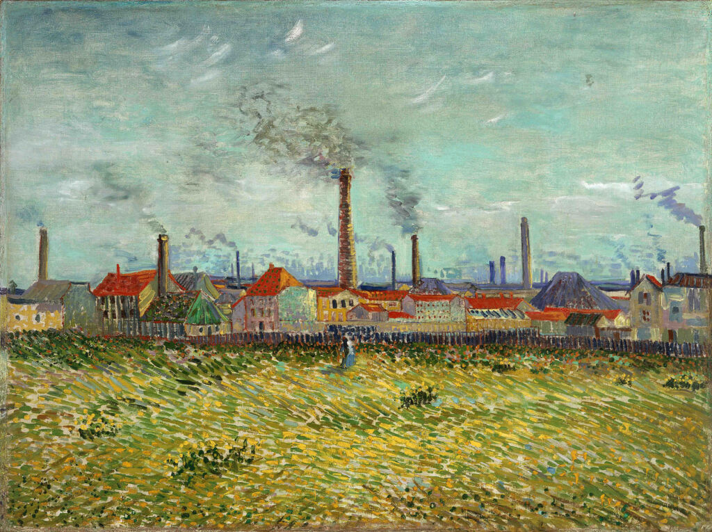 Factories at Clichy, 1887