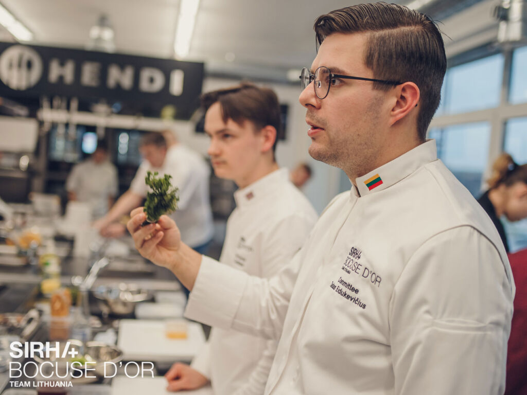Chef's attending one of the Bocuse d'Or workshops