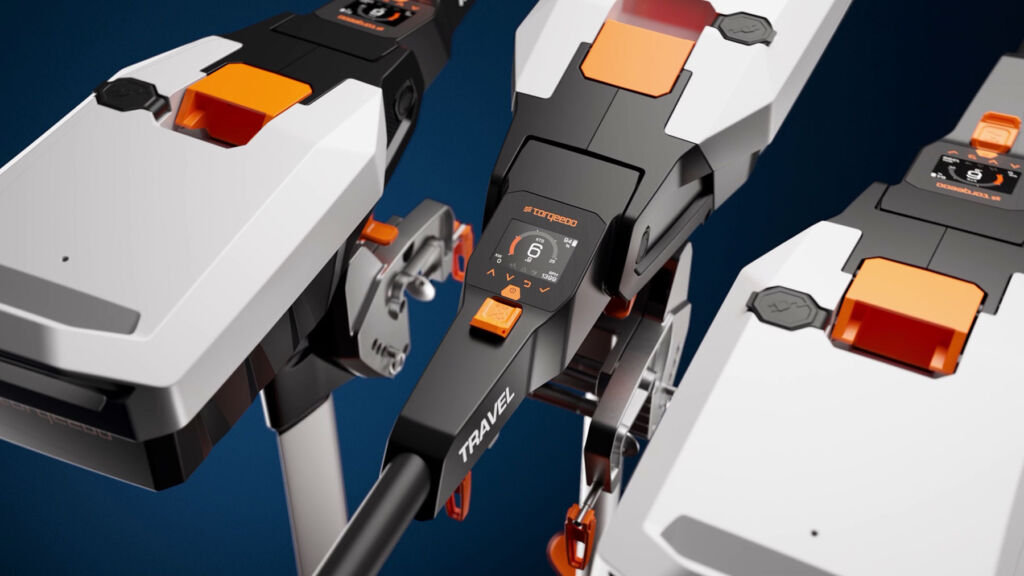 An images showing some of the design features on the new outboards