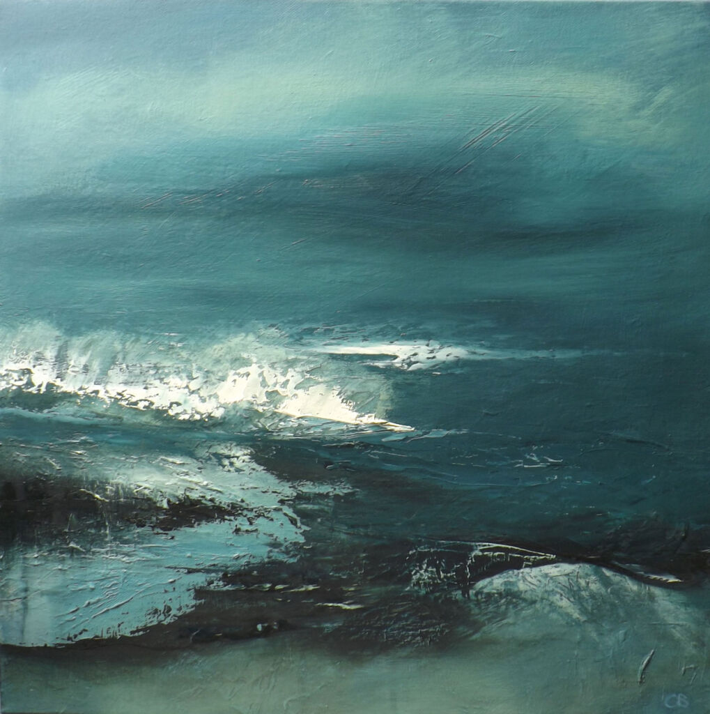 Christine Brunnock's seascape titled Emergence