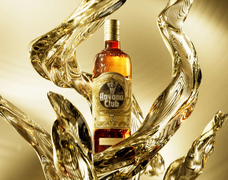 Add Some Glamour with the Havana Club 7 Años Limited Edition Gold Bottle