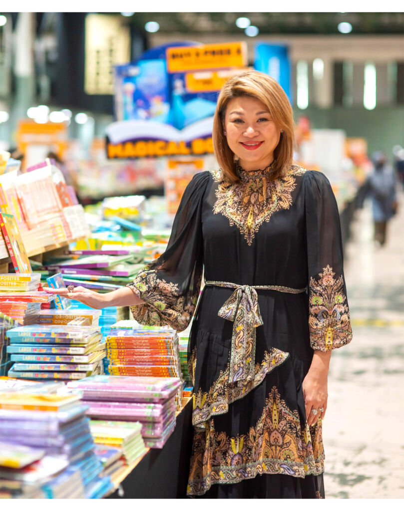 Jacqueline Ng, who along with her husband co-founded the world renowned book sale