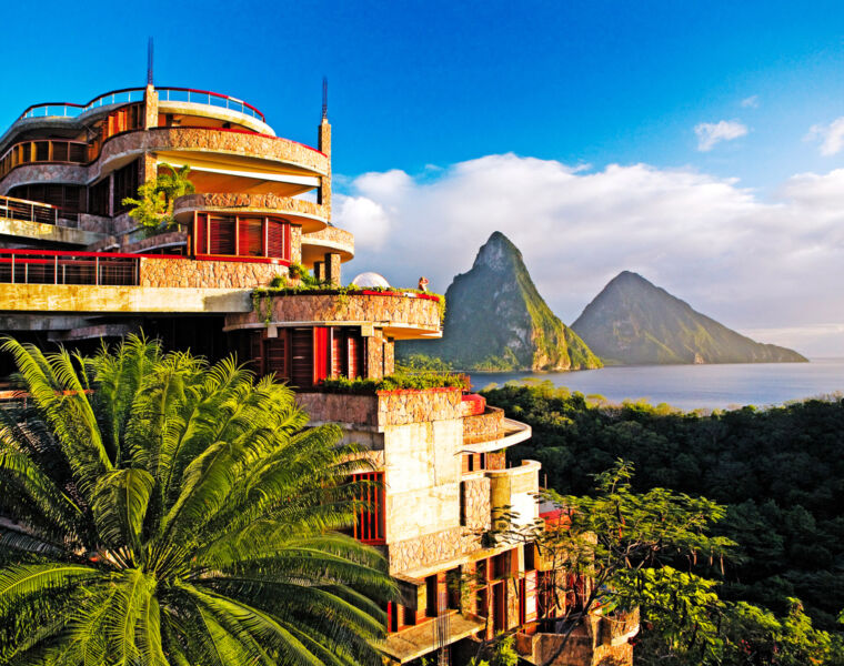 Indulge in Total Romance at Jade Mountain, St Lucia