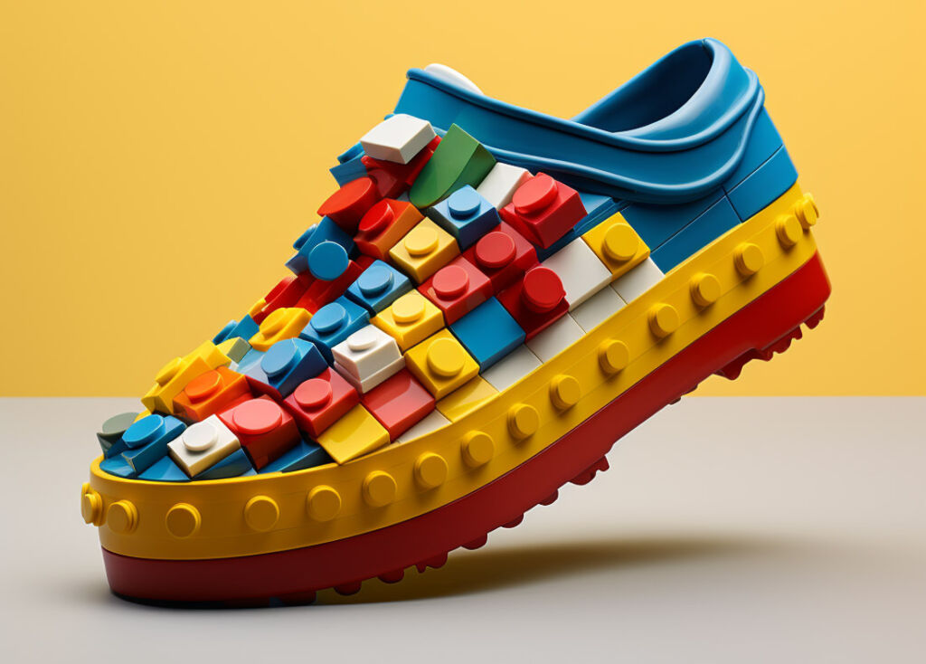 AI Designs Future Crocs Collaborations including LEGO and Gucci