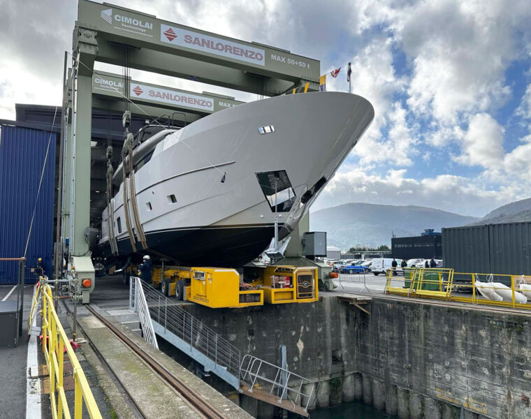 Fully Customised 29-metre Sanlorenzo SL96A Launches at the Italian Shipyard