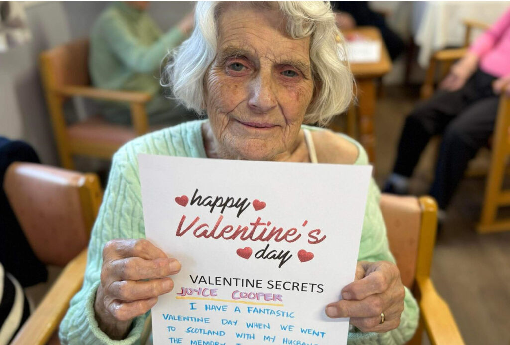 Orchard Care Homes Sparks Valentine's Memories in its Residents