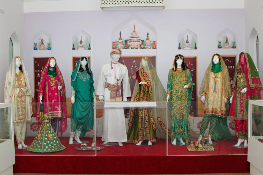 National costumes on display in the Bait Al Zubair museum