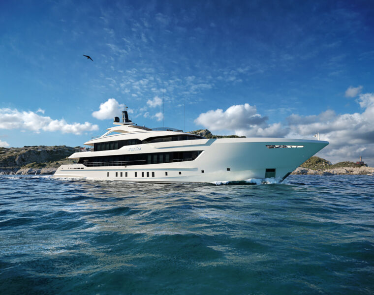 Iris Blue is the First Delivery for Heesen Yachts in 2024