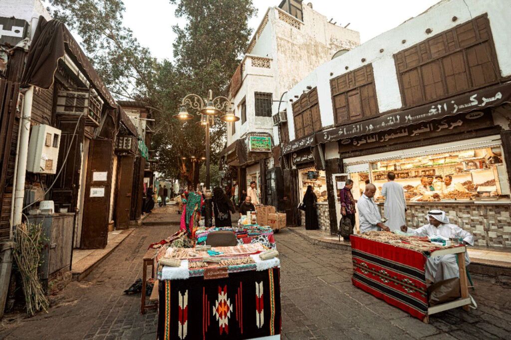 A market in Old Jeddah