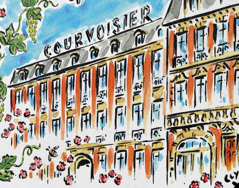 Courvoisier and the Artist Clym Evernden Bring a New Look to Courvoisier Extra