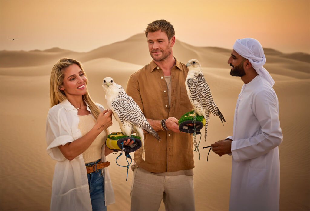 Elsa Pataky and Chris Hemsworth Visit Abu Dhabi to Sample its Rich Culture 4 Elsa Pataky and Chris Hemsworth Partner with Experience Abu Dhabi